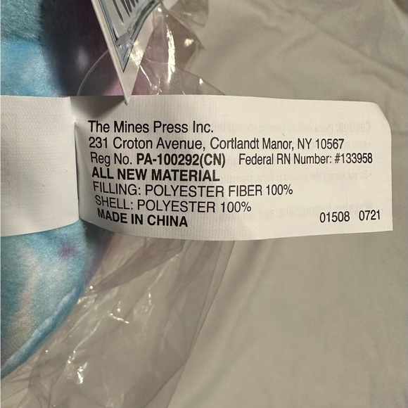 Tie Dye Mouse Plush Toy - Picture 5 of 6